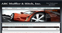 Desktop Screenshot of abcmufflerandhitch.com